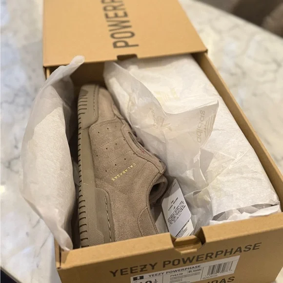 ADIDAS YEEZY Powerphase "Simple Brown" Sneakers (2020) - Picture 10 of 11